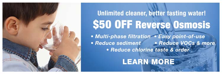 Also see Water Softening and conditioning at $100 OFF from Suburban Morris (new or replacement softener system)